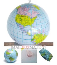 Inflatable Globe Map Ball World Earth Geography Blow Up Atlas Educational Toy Map & Globe price