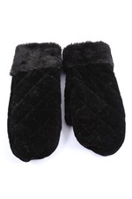CLOCKHOUSE Gebreide handschoenen Dames Handschoenen Maat EU 7 zwart Dames Handschoenen price