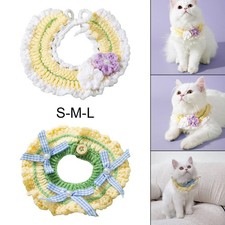 Leuke Hand Gebreide Kat Sjaal Accessoires Hals Sieraden Ketting voor Kitten Unisex Sjaal price