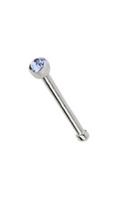 Piercing Jewelry Nose Stud 1.0mm Stopper Steel with Zirconia in 2mm Nose Stud price