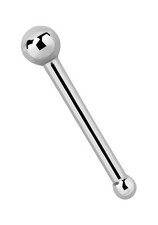 Nose Piercing Jewelry Nose Stud with Ball And Stopper IN 0,8mm Strength Steel Nose Stud price