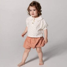 Yellowpelota Kids Margaret Blouse (Baby) White Baby blouse price