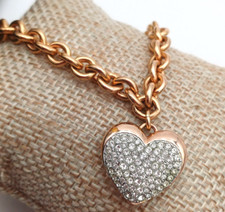 SWAROVSKI BRACCIALE CATENA CON CUORE BRILLANTE Swarovski Armband price