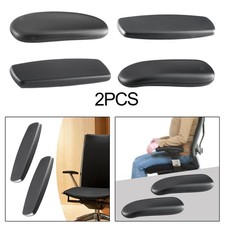 2x Office Chair Replacement Arm Pads Black Simple Line Computer Chair Parts Soft Kantoorstoel price