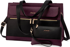 Laptop Bag for Women 15.6 Inch Tote Work Professional Leather Computer Briefcase Dames Briefcase price