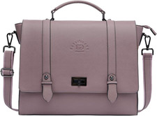 Chic Vintage Purple Saffiano Eco-Leather 17" Laptop Briefcase for Women Dames Briefcase price