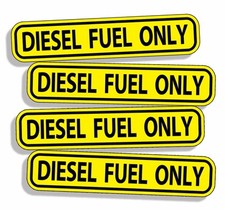 Diesel FUEL ONLY Sticker Door Label Can Semi Truck Engine Vehicle Vinyl Decal Label price