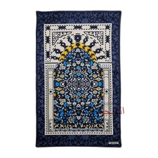 Muslim Travel Prayer Rug Thin Madina Flower Design 24x40in Portable Salah Prayer Rug price
