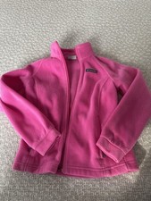 Columbia Girls Jacket Size  Medium  Youth  Fleece Zip Up Pink Meisjes jack price