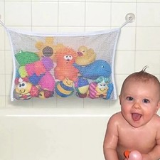 Large Kids Baby Bath Toy Tidy Organiser Mesh Net Storage Bag Holder Bathroom Baby bad net price