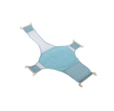 Baby Bath Seat Mat Adjustable Bathtub Net Mesh Anti-slip Bathing Cradle Blue Baby bad net price