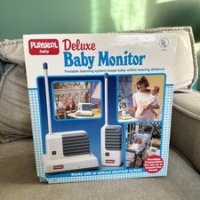 Vintage Playskool Portable Baby Monitor 5590 Toy Story Tested Rare 1987 Model Baby monitor price