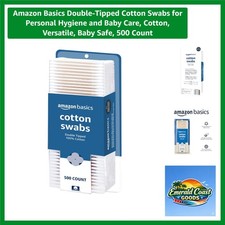 Double-Tipped Cotton Swabs for Personal Hygiene and Baby Care, Cotton, Versat... Baby Cotton Swabs price
