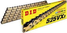 DID 525 VX3 Series X-Ring Chain 120 Links Gold Goud Ketting price