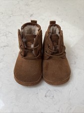Ugg Infant Boys Size 2/3 Chestnut Booties Easy On EUC Jongens babyschoentjes price