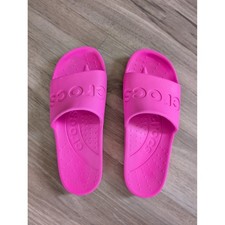 Crocs Classic Slide Sandals Womens 7 Mens 5 Electric Pink Slip On Shoes Heren klassieke Schoenen price