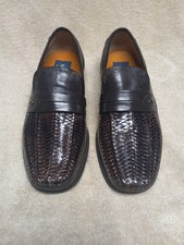 Mens - Comfort Classic Prisms Collection Leather Dress Shoes Size 8 Paris Heren klassieke Schoenen price