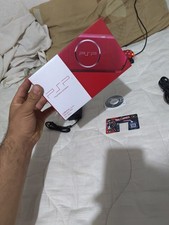 Sony PSP 3000 transparent red with 32 GB games  USB-C adapter PSP spellen price