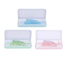 7 Pieces Stationery Ruler Set Drawing Ruler Angle Measuring Tool for Primary Measuring-teken Set price
