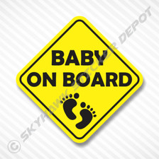 Baby On Board Yellow Vinyl Decal Bumper Sticker Baby Girl Boy Sticker Car Truck Baby aan boord price
