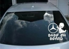 Mercedes-Benz Baby on Board Car Sticker / Decal Baby aan boord price