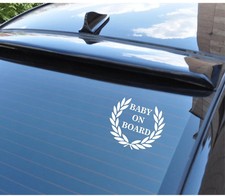 BABY ON BOARD Car Vinyl Sticker Window Decal Kids Child Baby aan boord price
