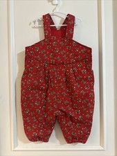 Old Navy 1990s Vinyl Rage Red Baby Overalls Puffer Girls 0-12 Months S/M Baby Overalls price