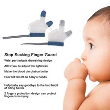 Baby Stop Thumb Sucking Finger Protector Mesh Fabric Breathable Prevent Eat Tool Baby Finger Protector price
