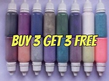 COSMETIC GLITTER squeeze puffer bottles 10ml TATTOOS/FACE/PAINT/NAILS 40 cols Glitterverf price