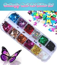 Butterfly Rhinestone Glitter Box Nail Body Art Face Festival Costume Craft Paint Glitterverf price