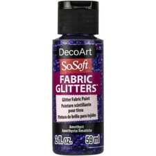 DecoArt SoSoft Glitter Acrylic Fabric Paint 59ml (2oz) Glitterverf price