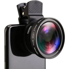 Macro Clip-on Telescope Mobile Phone Lens HD Camera 0.45x Wide Angle Mobiele Telefoon Lens price