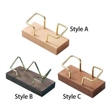 Wooden Business Card Display Holder Stable for Receptions Office Counter Kantoor toonbank price