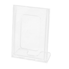 Office Counter L-Shaped Plastic Photos Display Name Business Card Holder Stand Kantoor toonbank price