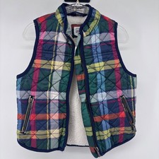 Baby GAP Plaid Quilted Vest Sherpa Lined Full Zip Warm Winter Layering Baby vest price