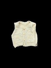 ✨Cream knitted baby vest, great for layering✨ Baby vest price