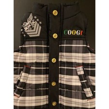 COOGI Baby Puffer Vest Infant 3-6m Black/White Streetwear Baby vest price