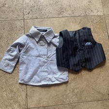 Andrew Fezza Baby 3/6 Months Vest And Bottom Up Suit Preowned Baby vest price
