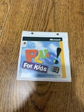 Microsoft Plus! For Kids Windows 95 1997 w/Manual Clean Retro Software Rare Besturingssystemen price