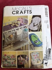 🌼 McCALL'S #M4897 - BABY-NURSERY ACCESSORIES-HIGH CHAIR-CAR SEAT PATTERN  FF Baby Auto Stoel price