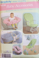 Simplicity Sewing Pattern 4636 Baby Accessories Covers Car Seat Shopping Cart UC Baby Auto Stoel price