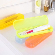 Portable Travel Candy Color Toothpaste Toothbrush Holder Protect Case Box Tandpasta Houder price