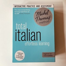 Total Italian Effortless Learning Michel Thomas Method Beginner to Intermediate Buitenlandse Taal Onderwijs Software price