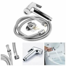 ❤Chrome Muslim Shower Head Hose Bidet Shattaf Douche Spray Tap Toilet Hygienic❤ Douche Hose price