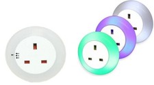 3 Colour LED Night Light For UK Socket ideal for Child, Kids, Baby Night Light Baby Kamer Night Light price