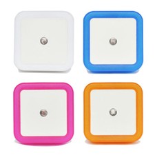 Light Sensor LED Night Lighting UK EU Plug-in Bedroom Sleeping White Blue Lamps Baby Kamer Night Light price