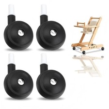 4pcs Baby Walker Replacement Wheels Accessories Plastic Black Baby Walker price