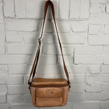 Fossil Camera Messenger Bag Brown Womens Medium Adjustable Strap Zip Closure Dames messengerbag price