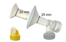 One-Piece Breastshield Medium 25mm + Small 22mm insert for Medela Breast Pump Breast pomp price