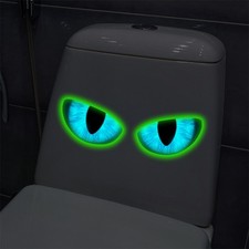 Glowing Demon Eye Toilet Sticker Self-Adhesive Removable PVC Bathroom Decal Toilet Sticker price